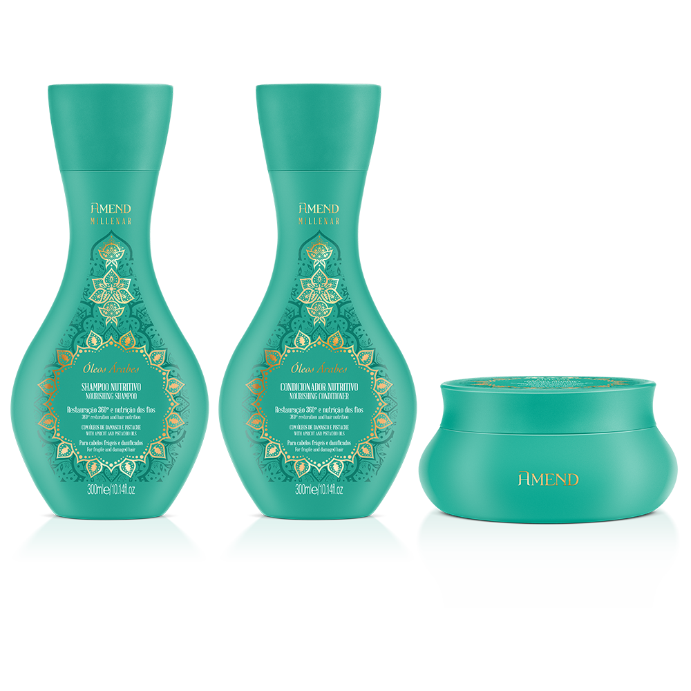 Kit Amend Millenar Óleos Árabes | 3 produtos